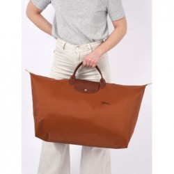 Sac de voyage M Le Pliage Green LONGCHAMP Cognac