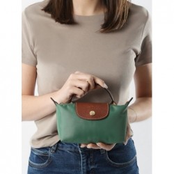 Trousse/Pochette zippée Le Pliage LONGCHAMP Sauge