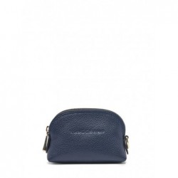 Porte-monnaie zippé Le Foulonné cuir LONGCHAMP Navy