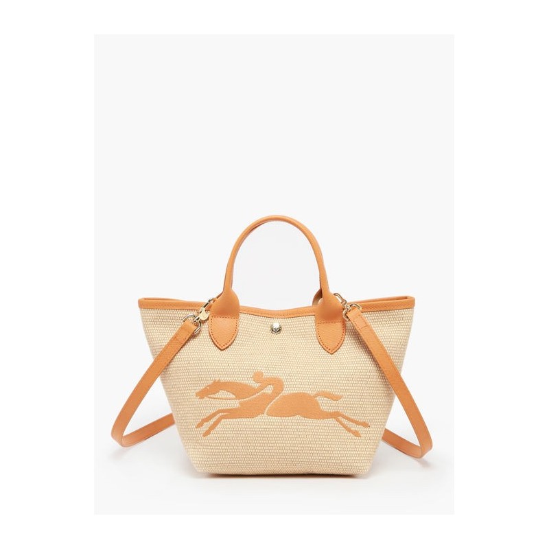 Sac panier S Le Panier Pliage LONGCHAMP Abricot