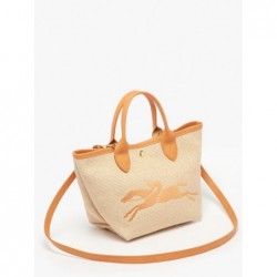 Sac panier S Le Panier Pliage LONGCHAMP Abricot