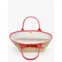 Sac panier S Le Panier Pliage LONGCHAMP Fraise