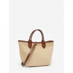 Sac panier S Le Panier Pliage LONGCHAMP Brun