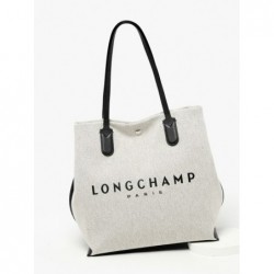 Sac cabas L Essential Toile LONGCHAMP Ecru