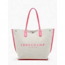 Sac cabas L Essential Toile LONGCHAMP Fraise