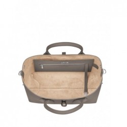 Sac porté main M Roseau cuir LONGCHAMP Tourterelle