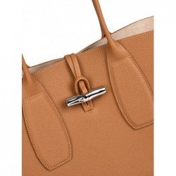 Sac porté épaule Roseau cuir LONGCHAMP Naturel