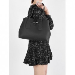 Sac porté épaule Roseau cuir LONGCHAMP Noir