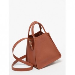 Sac porté main Le foulonné cuir LONGCHAMP Caramel