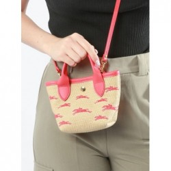 Sac bandoulière Le Panier Pliage LONGCHAMP Fraise