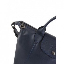 Sac à main S Le pliage cuir LONGCHAMP Navy