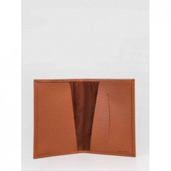 Etui passport Le Foulonné cuir LONGCHAMP Caramel