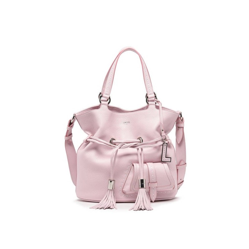 Sac seau M Premier flirt cuir LANCEL Cappuccino doré