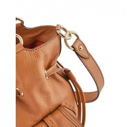 Sac seau S Premier Flirt cuir LANCEL Camel