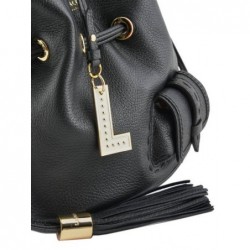 Sac seau S Premier Flirt cuir LANCEL Noir