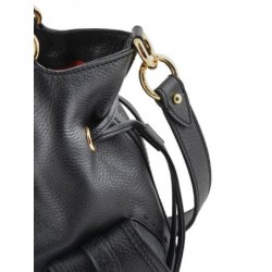 Sac seau S Premier Flirt cuir LANCEL Noir