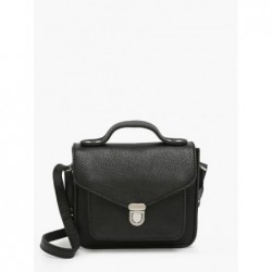 Sac bandoulière Mademoiselle George XS cuir PAUL MARIUS Noir