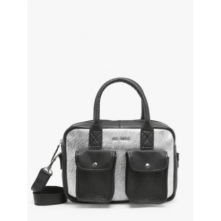 Sac bandoulière Vintage cuir PAUL MARIUS Noir