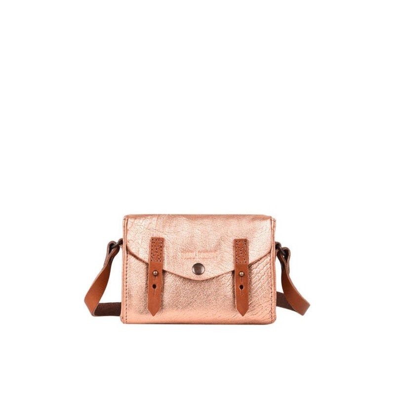 Sac LeMini Indispensable cuir PAUL MARIUS Or rose