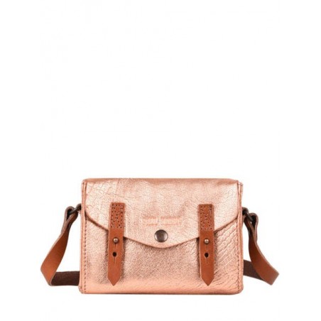 Sac LeMini Indispensable cuir PAUL MARIUS Or rose