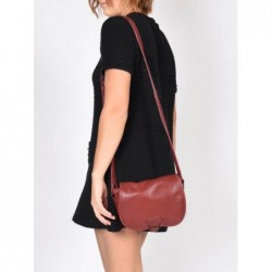 Sac LeBohemien cuir PAUL MARIUS Bordeaux