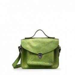 Sac Mademoiselle George cuir PAUL MARIUS Absinthe