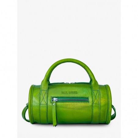 Sac Bowling Cuir Vert Femme Charlie Absinthe