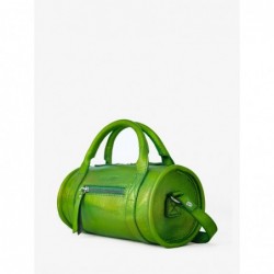 Sac Bowling Cuir Vert Femme Charlie Absinthe