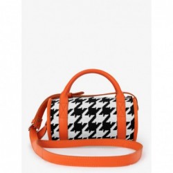 Sac Bowling Cuir Orange Femme Charlie Allure Orange