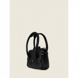 Mini Sac à Main Cuir Noir Femme Colette Xs Art DéCo Noir