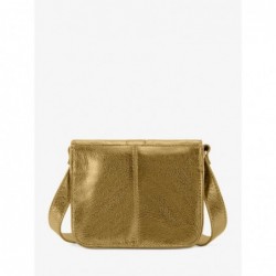 Petit Sac BandoulièRe Cuir Doré Femme L'Essentiel Bronze