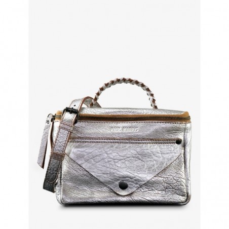 Paul Marius Sac BandoulièRe Cuir Femme Argenté