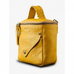 Paul Marius Sac BandoulièRe Cuir Femme Jaune