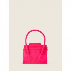 Mini Sac à Main Cuir Rose Femme