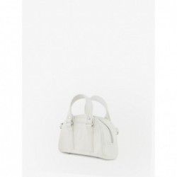 Sac Bowling Cuir Blanc Femme