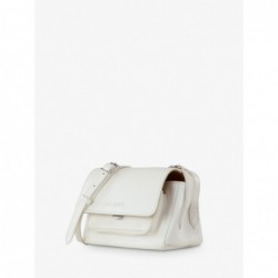 Mini Sac BandoulièRe Cuir Blanc Femme