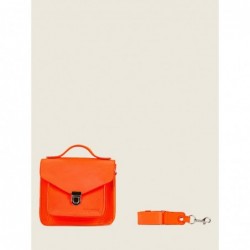 Petit Sac à Main Cuir Orange