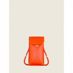 Sac TéLéPhone Cuir Orange Femme