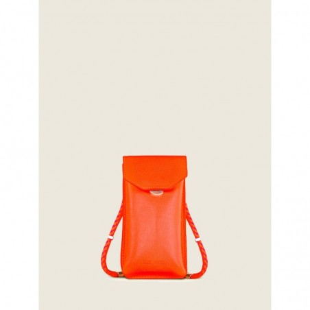 Sac TéLéPhone Cuir Orange Femme