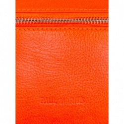 Mini Sac Banane Cuir Orange Femme