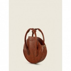 Sac à Main Cuir Marron Femme