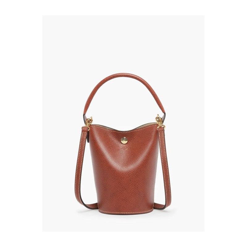 Sac bandoulière XS Epure cuir LONGCHAMP Brun