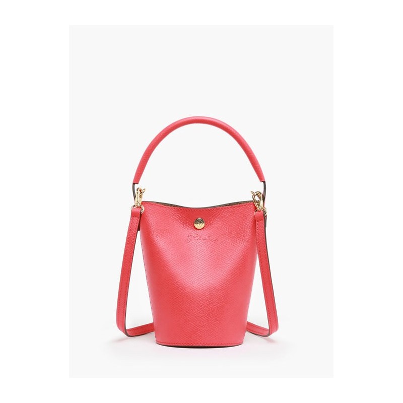 Sac bandoulière XS Epure cuir LONGCHAMP Fraise