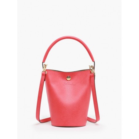 Sac bandoulière XS Epure cuir LONGCHAMP Fraise