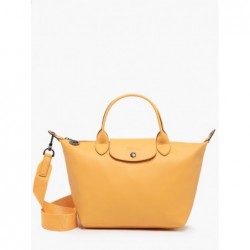 Sac porté main S Le Pliage Xtra cuir LONGCHAMP Abricot