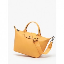 Sac porté main S Le Pliage Xtra cuir LONGCHAMP Abricot