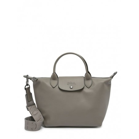 Sac porté main S Le Pliage Xtra cuir LONGCHAMP Tourterelle