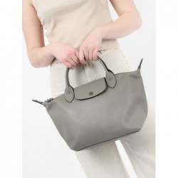 Sac porté main S Le Pliage Xtra cuir LONGCHAMP Tourterelle