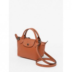 Sac XS Le Pliage Xtra cuir LONGCHAMP Cognac