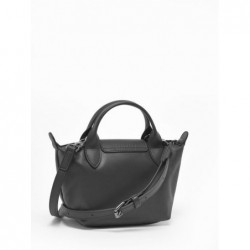 Sac XS Le Pliage Xtra cuir LONGCHAMP Noir